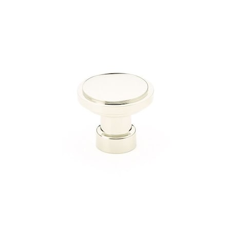 Emtek Haydon 1-1/4 in Cabinet Knob Polished Nickel Lifetime Finish 86697US14